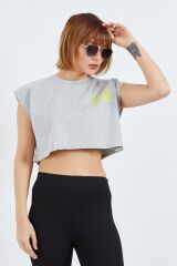 Kadın crop t-shirt